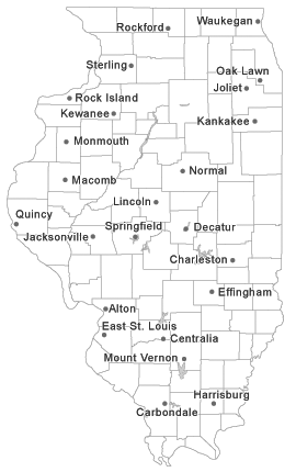 Map of Illinois