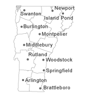 Map of Vermont